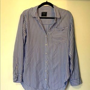 Abercrombie Blue & White menswear shirt, S